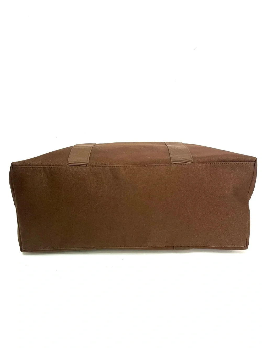 Tommy Bahama Brown Canvas Weekender Duffel Bag